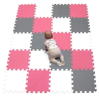 Imagen de YIMINYUER® 20 Piezas (30cmx30cmx1cm Cada Pieza), Infantiles Alfombrillas para Puzzles, Bebés Alfombras Puzzles y Juegos, Niños Alfombra Puzzle Bebe R01R09R12G301020