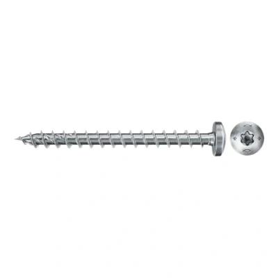 Imagen de fischer Dresselhaus Power Fast II 670101 Tirafondos (200 unidades, 3,5 x 25 mm, con estrella interior TX, galvanizados, pasivos), color azul