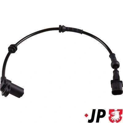 Imagen de JP GROUP 1297102900 sensor de ABS Eje delantero, izquierda, derecha pasivo 452 negro OPEL: Corsa C Hatchback, Meriva A