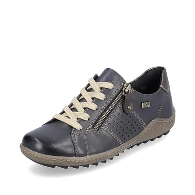 Imagen de Remonte Zapatillas deportivas para mujer R1437, con cordones, plantilla suelta, TEX, Azul 14, 44 EU