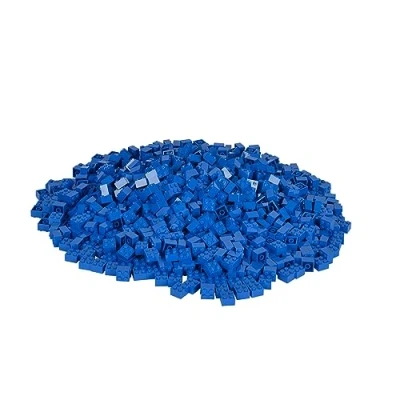 Imagen de Simba 104114118 Blox Bloques de construcción (4 piezas, 1000 unidades), color azul , color/modelo surtido