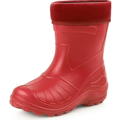 Imagen de Ladeheid EVA Botas de Agua Unisexo Niños Niñas KL050 (Rojo, 25 EU)
