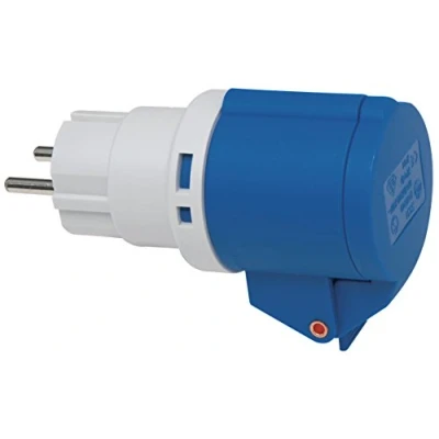 Imagen de Brennenstuhl 1081571 Adaptador con Enchufe Schuko y Conector CEE 3 Pines 230 V/16 A