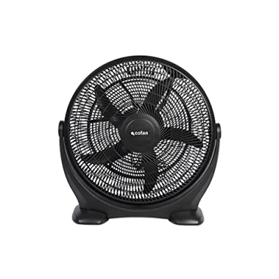 Imagen de Cofan Ventilador de Suelo Modelo Toledano Color Negro Con 5 Palas Medidas 58,5 x 25,5 59,5 3 Velocidades