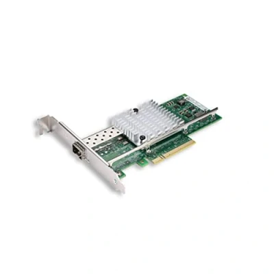 Imagen de Tarjeta de Red 10GbE PCIE Nic para Intel X520 DA1 82599EN Chip, Single SFP+ Puerto, 10Gbit PCI Express x8 LAN Adapter, 10Gb Windows Server, Win8, 10, Linux