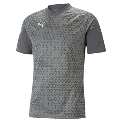 Imagen de PUMA Camiseta de Entrenamiento Teamcup, Hombre, Gris Medio Plano, M
