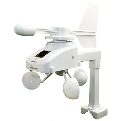 Imagen de Technoline MA 10660 Sensor de Viento, con energía Solar, Color Blanco