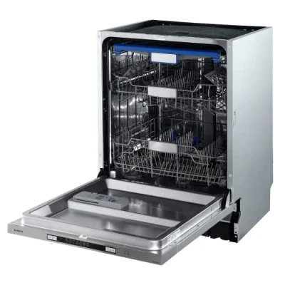 Imagen de INFINITON DIW A62E Lavavajillas integrable, Plata/Inox, 14 servicios, 7 Programas, Tercera Bandeja, Función media carga, Auto Open, Inicio programado