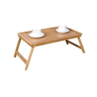 Imagen de Bandeja para Cama Plegable, Mesa Desayuno con Patas Plegables (BAMBÚ)