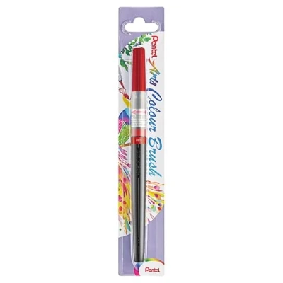 Imagen de Pentel color Brush Pincel recargable, rojo