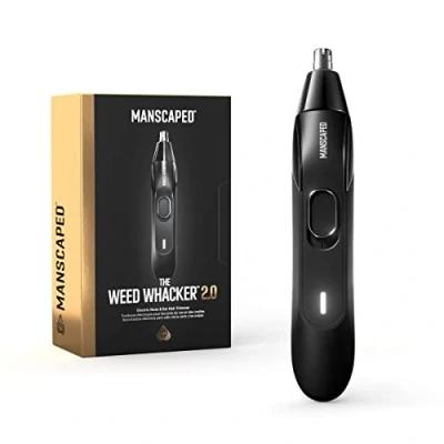 Imagen de MANSCAPED® Weed Whacker® 2.0 Recortadora para nariz y orejas Herramienta de precisión, 7.000 RPM, batería recargable, Seco/Mojado, Limpieza fácil, Cuchilla reemplazable acero inoxidable mejorada