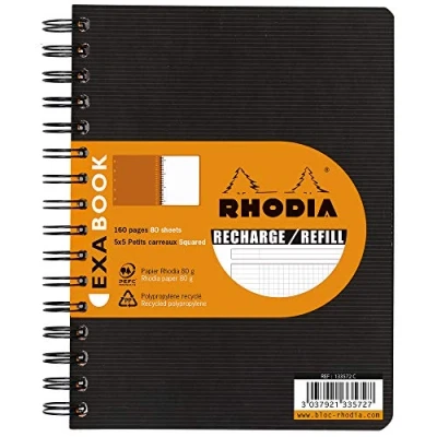 Imagen de Rhodia Exabook 133142 C recarga de cuaderno espiral A5