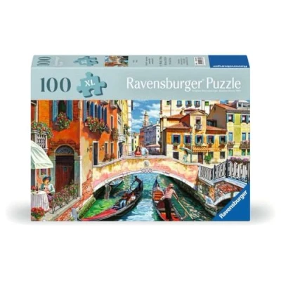 Imagen de Ravensburger 12001365 Venecia Puzzle para Personas Mayores, con 100 Piezas de puzle Extra agarrables, Gran Imagen y Base Rompecabezas