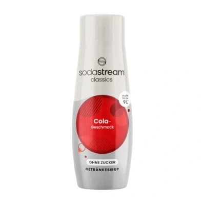 Imagen de SodaStream Jarabe de cola sin azúcar, 1 botella 9 litros bebida preparada, preparado en segundos y siempre fresco, 440 ml