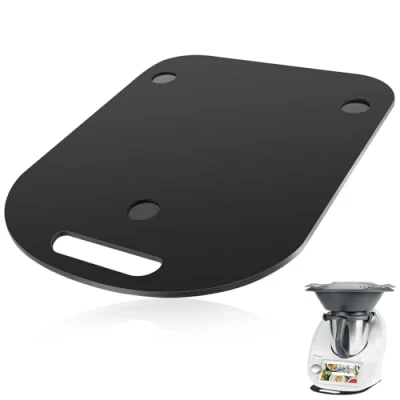Imagen de Auauraintt Tabla Deslizante para Thermomix TM6 TM5, Base Deslizador TM6/TM5, Acrílica Accesorio Thermomix, Negro