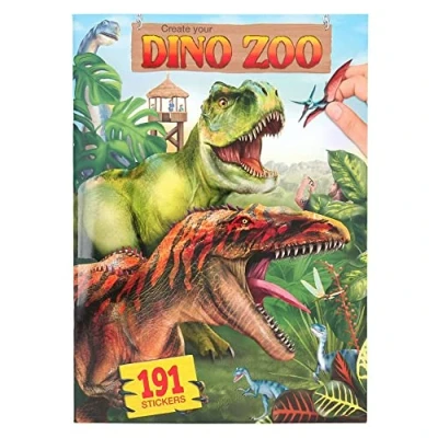 Imagen de Depesche Libro para Colorear Create Your Zoo, Dino World, Aprox. 30 x 22 0,5 cm (11400)