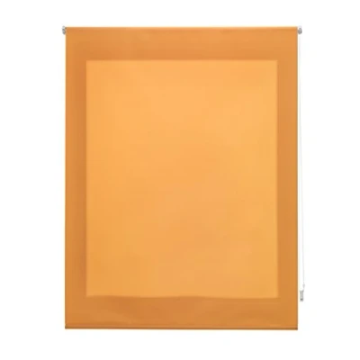 Imagen de Uniestor Liso Estor enrollable translúcido Naranja, 140 x 175 cm (Ancho por Alto). Tamaño de la Tela 137 170 cm. Estores para ventanas