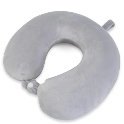 Imagen de FANHOMAS Almohada de Viaje, Cojin Cuello Viaje Espuma Memoria, Portátil Avion Travel Neck Pillow, Cervical para Oficina Avión Tren Coche Viajando Cámping