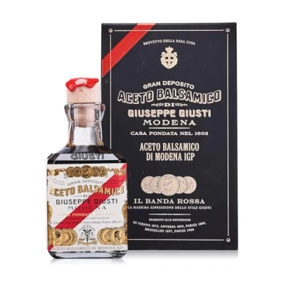 Imagen de Historical Collection Balsamic Vinegar of Modena IGP 5 Gold Medals &quot;Red Band&quot; Cubic with carton 250 ml