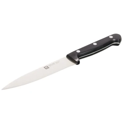 Imagen de ZWILLING Cuchillo para carne, Longitud de la hoja: 16 cm, Hoja grande, Mango especial acero inoxidable/plástico, Twin Chef