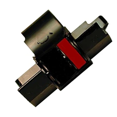 Imagen de rollos de tinta negro/rojo compatible con Olympia CPD 3212 S CPD3212S Gr.745 Marca Farbbandfabrik