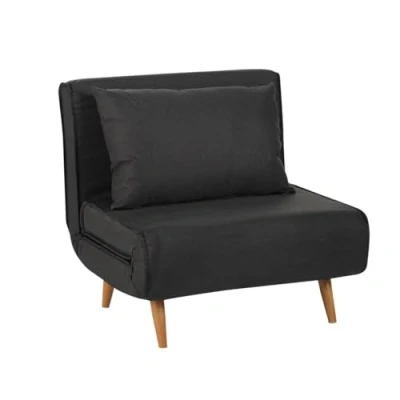 Imagen de SHIITO Sillón Cama de Apertura Extensible 91 x 83 88 cm Modelo Denzo Máximo Relax y Confort Color Gris Oscuro