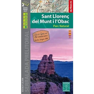 Imagen de Sant Llorenç Del Munt I L&#039;Obac 1: 25.000