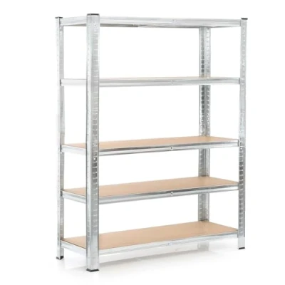 Imagen de Wiltec Estantería para cargas pesadas zincada 180x120x40cm enchufable acero 875kg 5 baldas taller