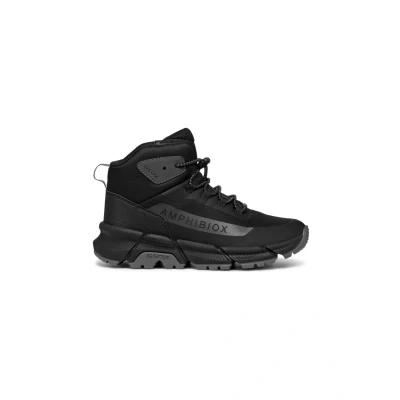 Imagen de Geox J Flexyper PLUS Zapatillas altas para niños, Talla: 41, Black dark grey Zapatos