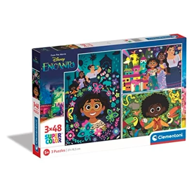 Imagen de Clementoni Puzzle Infantil 3 Puzzles de 48 Piezas Encanto Disney Desde 5 años (25286)