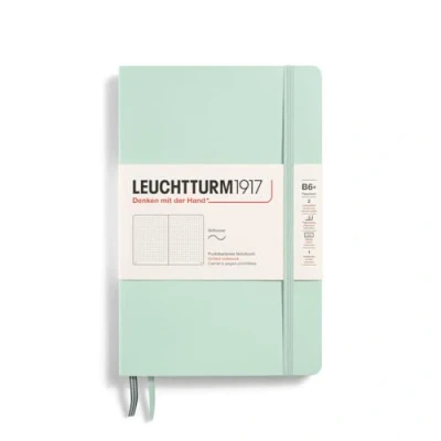 Imagen de LEUCHTTURM1917 370321 Libreta Paperback (B6+) 125 x 190 mm, Tapa Blanda, 123 páginas numeradas, Mint Green, Puntos