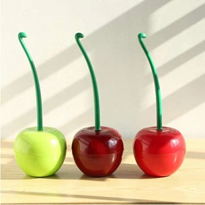 Imagen de AUSUKY Soporte para escobilla de baño (forma cerezo), color verde