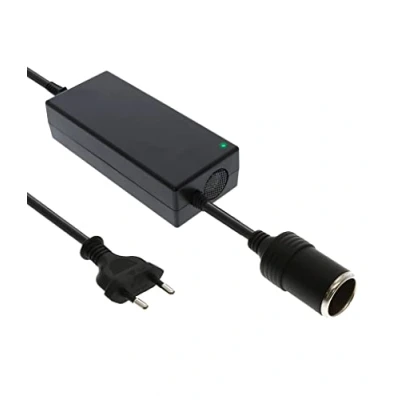 Imagen de Adaptador de Corriente para el Coche, 120W 10A 12V, convertidor Voltaje, rectificador con Enchufe Encendedor Cigarrillos