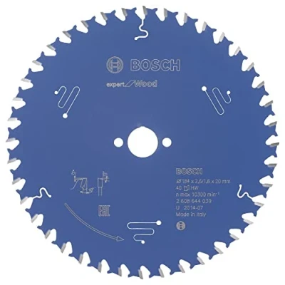 Imagen de BOSCH 2608644039 Disco de sierra circular CSB Expert madera: 184x20x40D