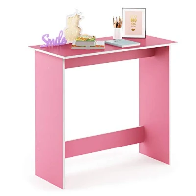 Imagen de Furinno Simplistic Escritorio, Nogal, Rosa, 39.37 x 80 75.57 cm