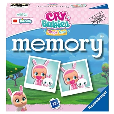 Imagen de Ravensburger 20619 Memory Cry Babies, Juego para Niños y Familias, Edad Recomendada 4+, 76 Cartas de