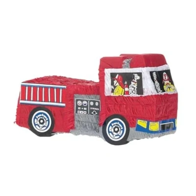 Imagen de Amscan Piñata en forma de camión los bomberos