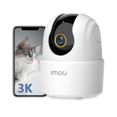 Imagen de Imou 5MP Cámara Vigilancia WiFi Interior 3K, 360 de Bebe con Visión Nocturna, Detección Humana, Compatible Alexa, Ranger 2C