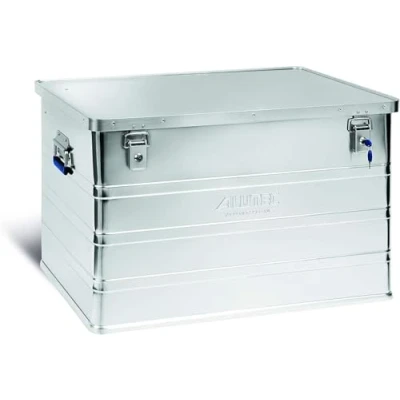 Imagen de ALUTEC Classic 186 Caja de aluminio (Capacidad litros, Dimensiones interiores (A X A H) 760 530 462 mm / exteriores 785 565 482 mm, almacenamiento, aluminio) 11186
