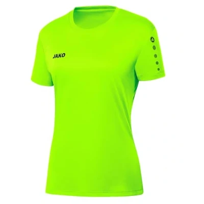 Imagen de JAKO Camiseta del Equipo de Mujer (Manga Corta), Verde neón, 34