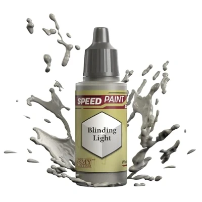 Imagen de The Army Painter Speedpaint Blinding Light 2.0, Pintura Acrilica Individual de 18ml Solución Una Capa Para Tabletop Miniaturas Como Warhammer 40k y figuras Dungeons and Dragons.