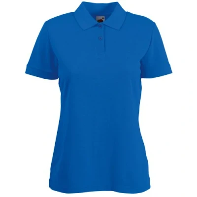 Imagen de Fruit of the Loom Polo de Manga Corta 65/35 para Mujer (Mediana (M)/Azul)