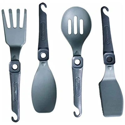 Imagen de RidgeMonkey Q Lock Utensil Set Utensilios de cocina para camping