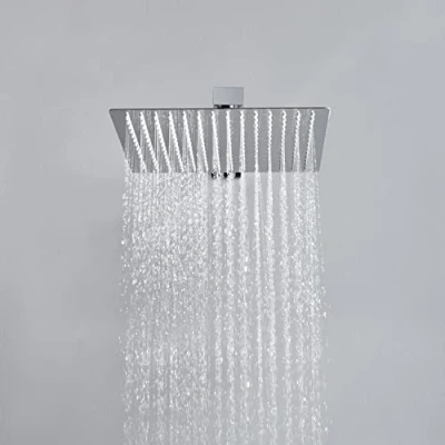 Imagen de JOHO 20x20cm rociador superior cuadrado de ducha fácil cuidado acero inoxidable 304 con boquillas antical