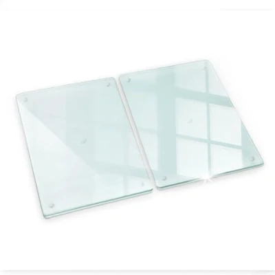Imagen de Tulup Tabla de Cortar Transparente Cristal protector templado Para la cocina 2x40x52 cm