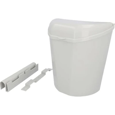Imagen de Cartrend Cubo de basura con tapa y soporte.