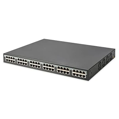 Imagen de Inyector DIGITUS PoE + 24 puertos IEEE802.3at Gigabit Ethernet Rack de 19 pulgadas 370 vatios en total hasta 30 / puerto