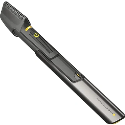 Imagen de MICROTOUCH Cortapelos inalámbricos y multiusos, 5 puntas + 2 pilas 1 cepillo limpiador, cuchillas de acero inoxidable, material titanio