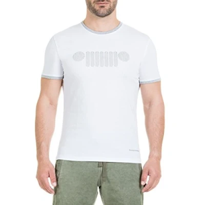 Imagen de JEEP O100792 W012 Camiseta Bordado de Perfil (Custom Fit) Unisexo Optical White XL