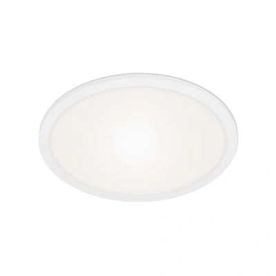 Imagen de Briloner — Panel led, lámpara de techo regulable, incluye mando a distancia, control temperatura color, luz nocturna, 24 W, 2200 lúm, Ø40 cm, plafon led techo, color blanco